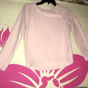 Pink Fleece long sleeve pullover. Size Lg from Old Navy